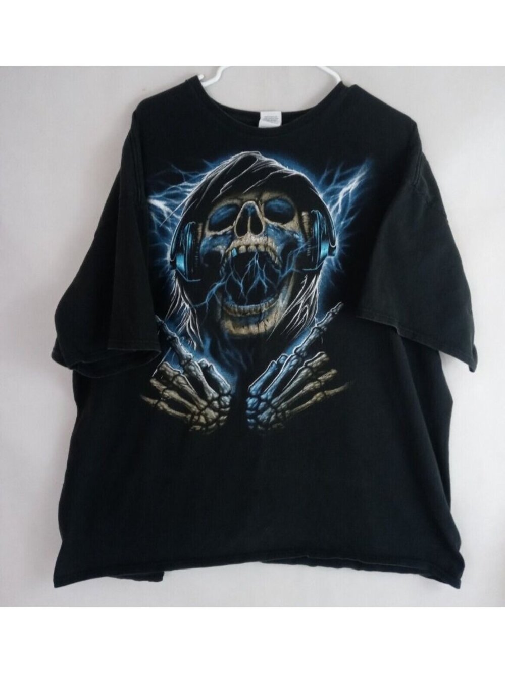 Delta Pro Weight Men's Graphic Tee Heavy Metal Grim Reaper T-Shirt Size 3XL